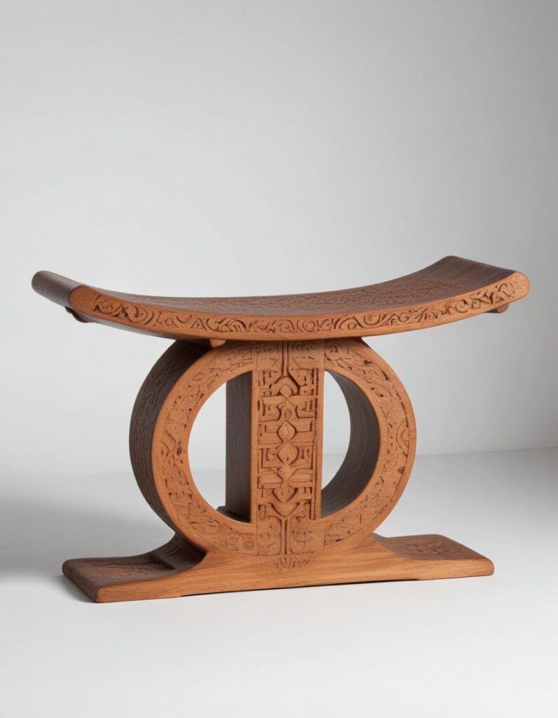 Wooden Ashanti stool