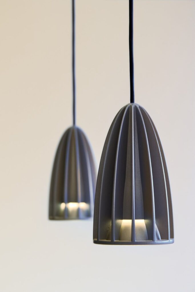 Modern black metal pendant lights