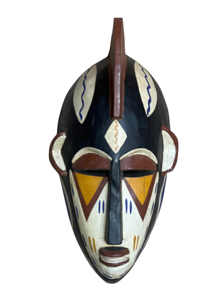 A painted Dogon Mask