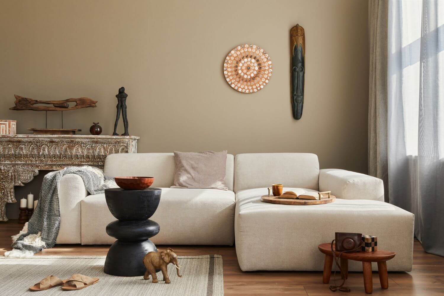 5 African Living Room Decor Ideas for a Beautiful Organic Vibe