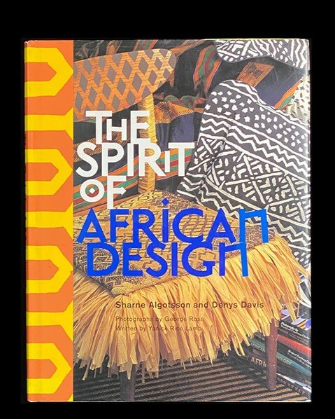 Photo of the cover of a book called "The Spirit of African Design"