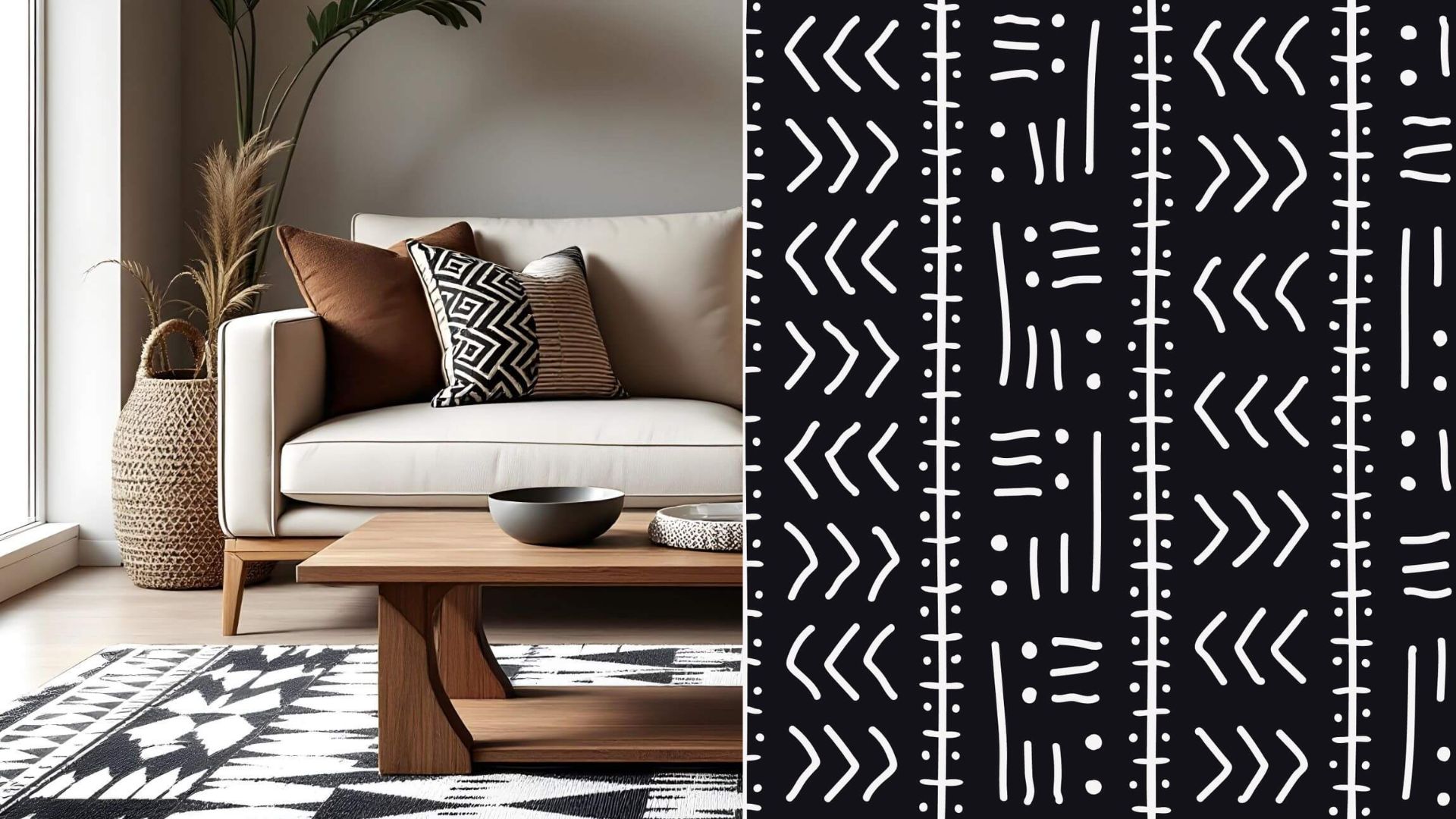 How to Style Iconic Mud Cloth in a Modern Home