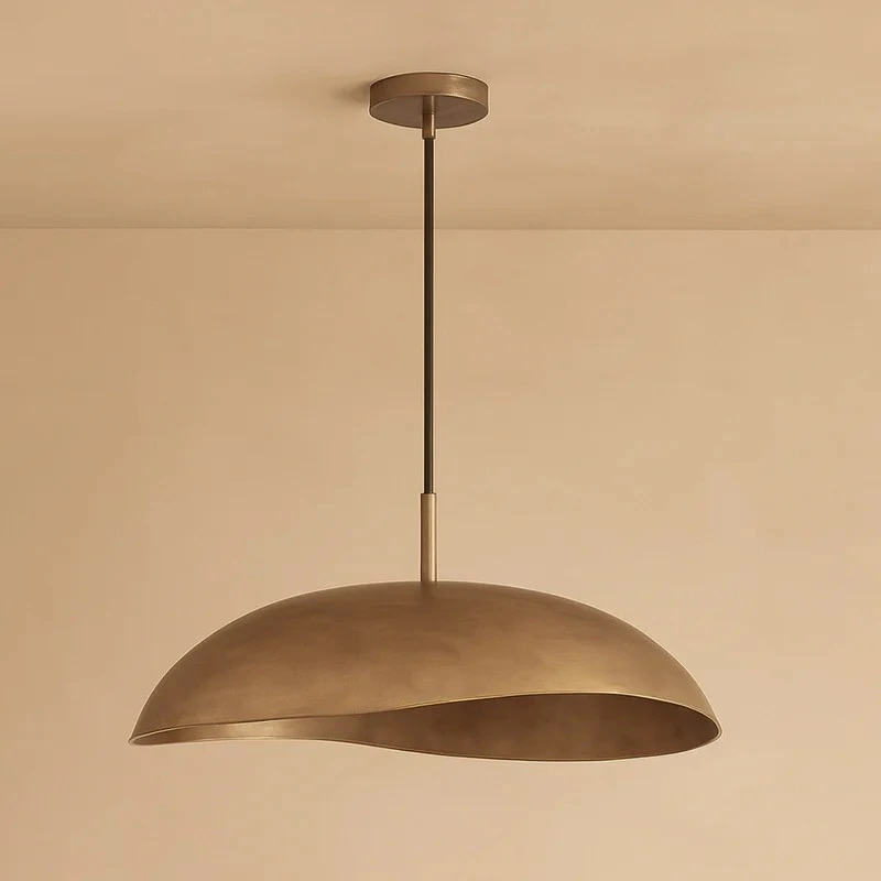 Brass dome pendant light, Dounia home